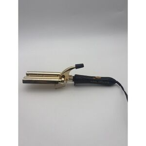 Vidal Sassoon Triple Barrel Hair Waver Iron Black Adjustable Heat VS184 Women